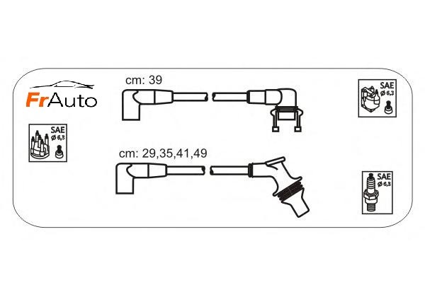 Комплект проводів запалювання Renault 19 ІІ, CLIO I (1.8) , 7700851994 